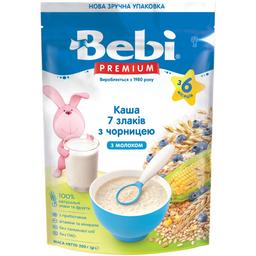 Молочна каша Bebi Premium 7 злаків з чорницею 200 г (1105064)