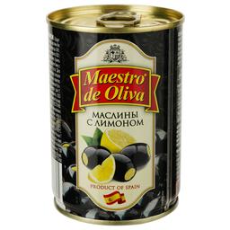 Маслины Maestro De Oliva с лимоном 300 мл (921321)
