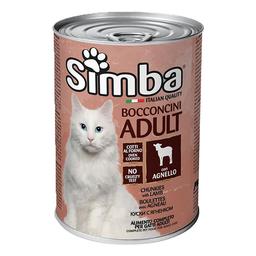 Вологий корм для котів Simba Cat Wet, ягня, 415 г (70009546)