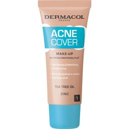 Тональна основа Dermacol Acne Cover Make-up для проблемної шкіри, №1, 30 мл