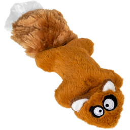 Игрушка для собак GiGwi Plush Белка с 2-мя пищалками, 24 см (75066)