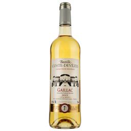 Вино Bastille Coste-Devezes Doux Gaillac AOP, белое, сладкое, 0,75 л