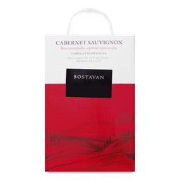 Вино Bostavan Cabernet Sauvignon, красное, сухое, 13%, 2 л (578468)