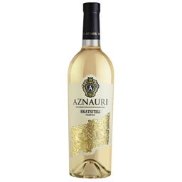 Вино Aznauri Rkatsiteli, белое, сухое, 9-13%, 0,75 л