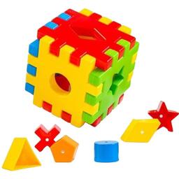 Игрушка-сортер Tigres Волшебный куб, 12 элементов (39376)