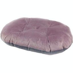 Лежак-подушка Matys №3, велюр, 60х90 см, рожевий з сірим