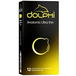 Презервативы Dolphi Анатомические сверхтонкие, 12 шт. (DOLPHI/Анатом/надтон/12)