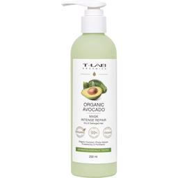 Маска T-LAB Organics Organic Avocado Intense Repair для сухого та пошкодженого волосся, 250 мл