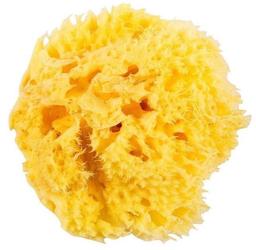 Натуральная губка для ванны OK Baby Honeycomb sea sponge, р.12, желтый (38471200)