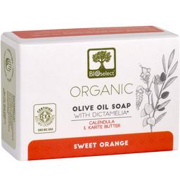Мило для тіла та обличчя BIOselect Organic Olive Oil Soap Sweet Orange 80 г