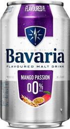 Пиво безалкогольное Bavaria Манго Маракуйя светлое, ж/б, 0.33 л