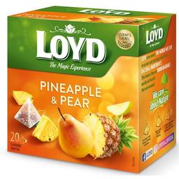 Чай фруктовий Loyd Pineapple&Pear, ананас груша, у пірамідках, 40 г