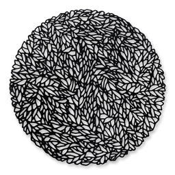 Підставка під тарілку Offtop, 35 см, чорна (854992)