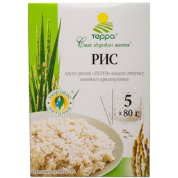 Рис быстрого приготовления Терра, 400 г (5 пакетиков по 80 г) ( 631385)