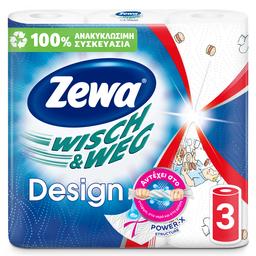 Бумажные полотенца Zewa Wisch&Weg, 3 рулона