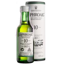 Виски Laphroaig 10 yo, 40%, 0,05 л
