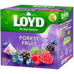 Чай фруктовый Loyd Forest Fruits, Лесовые ягоды, в пирамидках, 40 г