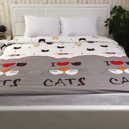 Комплект постельного белья Руно Му Cаt, семейный, сатин набивной, комбинированный (6.137К_My cat)