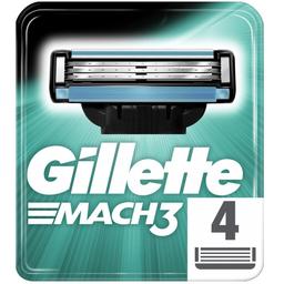 Змінні картриджі для гоління Gillette Mach3, 4 шт.
