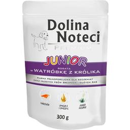Вологий корм для цуценят Dolina Noteci Premium, з печінкою кролика, 300 гр