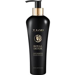 Шампунь T-LAB Professional Royal Detox Duo для королевской гладкости волос и абсолютной детоксикации, 300 мл