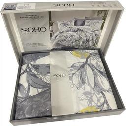 Комплект постельного белья Soho Delicate flowers двуспальный серый (1239К)