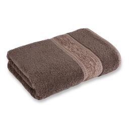 Полотенце махровое Saffran Fluffy, 130х70 см, коричневый (ТР000001789)