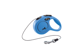 Повідець-рулетка Flexi Classic XS, для собак до 8 кг, трос 3 м, синій (CL00C3.251.BL.20)
