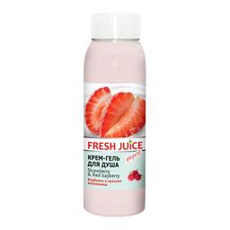 Крем-гель для душа Fresh Juice Strawberry & Red bayberry, 300 мл