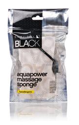 Губка для душа массажная Suavipiel Black Aqua Power Massage, белый, 1 шт.