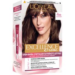Стійка крем-фарба для волосся L'Oreal Paris Excellence Creme відтінок 400 (каштановий) 192 мл