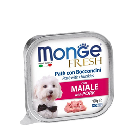 Влажный корм Monge Dog Fresh со свининой, 100 г