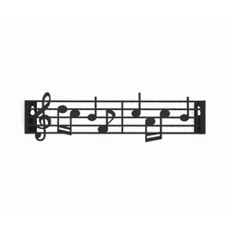 Вешалка для ключей Supretto Музыка, черный (72760001)