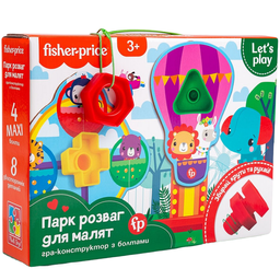 Игра-конструктор Vladi Toys Fisher-Price Парк развлечений для малышей, украинский язык (VT2905-21)