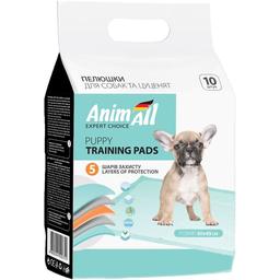 Пелюшки для собак та цуценят AnimAll Puppy Training Pads, 60х45 см, 10 шт.