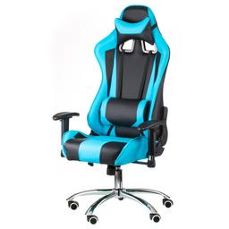 Геймерське крісло Special4you ExtremeRace чорне з синім (E4763)