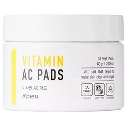 Пілінг-диски для очищення шкіри обличчя A'pieu Vitamin AC Pad, 35 шт