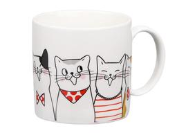 Чашка Ardesto Cats, 425 мл, білий (AR3409)