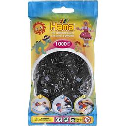 Термомозаика Hama Midi Набор черных бусин, 1000 элементов (207-18)
