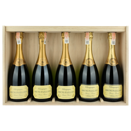 Шампанське Bruno Paillard Premiere Cuve Brut Champagne Collection Old Degorgements, gift set, біле, екстра-брют, 3,75 л (5 шт. 0,75 л) (Q7915)