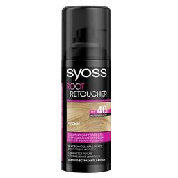 Тонуючий спрей для волосся Syoss Root Retoucher для маскування коріння і сивини, русявий, 120 мл