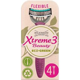Бритва одноразовая Wilkinson Sword Xtreme 3 Beauty Eco Green, 4 шт.