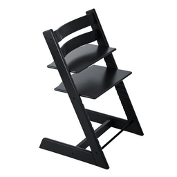 Набор Stokke Baby Set Tripp Trapp Black: стульчик и спинка с ограничителем (k.100103.15)
