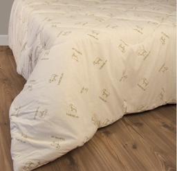 Одеяло стеганое Ярослав, шерсть мериноса, 230х210, бежевый (6404)