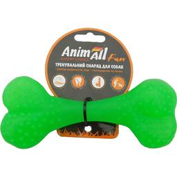 Игрушка для собак AnimAll Fun AGrizZzly Кость зеленая 15 см