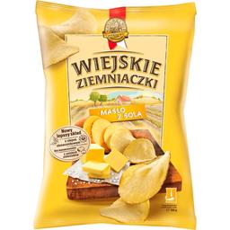 Чипсы Wiejskie Ziemniaczki со вкусом масла и солью 130 г