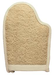 Губка банна масажна Titania Рукавичка, з люфи та бавовни, 23,5х16,5 см (7255)