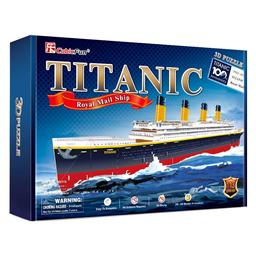 Пазл 3D CubicFun Titanic, 113 елементів (T4011h)