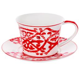 Чашка с блюдцем Lefard Сицилия Ред, 220 мл (924-766)