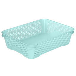 Ящик для зберігання Keeeper mini basket А-5, 26,5х20х7 см, аквамарин (372.2)